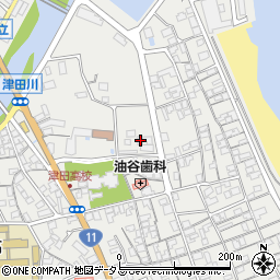 香川県さぬき市津田町津田1489-2周辺の地図