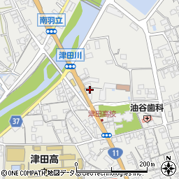 香川県さぬき市津田町津田1472-1周辺の地図