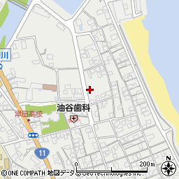 香川県さぬき市津田町津田1490-1周辺の地図