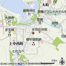 広島県廿日市市宮島町266周辺の地図