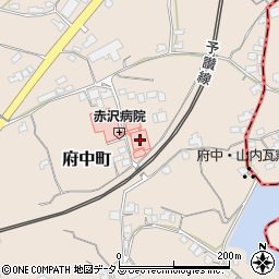赤沢病院（赤心会）周辺の地図