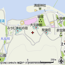 広島県廿日市市宮島町西大西町周辺の地図