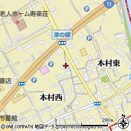 香川県綾歌郡宇多津町1634-3周辺の地図