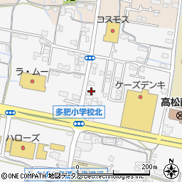 香川県高松市多肥上町1192-1周辺の地図