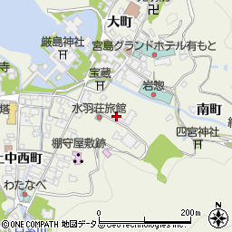 広島県廿日市市宮島町中江町324周辺の地図