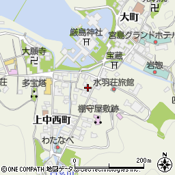 広島県廿日市市宮島町267周辺の地図