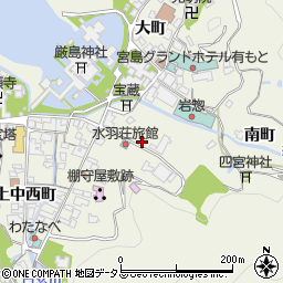 広島県廿日市市宮島町中江町320-2周辺の地図