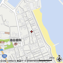 香川県さぬき市津田町津田1414-2周辺の地図