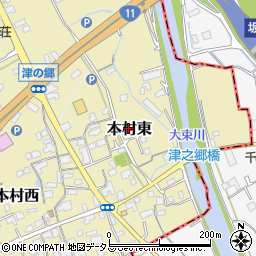 香川県綾歌郡宇多津町本村東1736周辺の地図