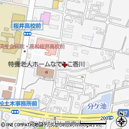 香川県高松市多肥上町1342周辺の地図