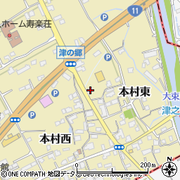 香川県綾歌郡宇多津町本村東1673周辺の地図