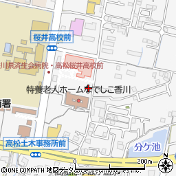 香川県高松市多肥上町1336周辺の地図