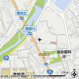 香川県さぬき市津田町津田1477-1周辺の地図