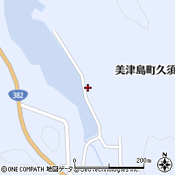 長崎県対馬市美津島町久須保822周辺の地図