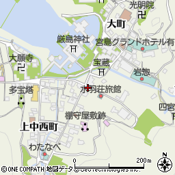 広島県廿日市市宮島町306周辺の地図