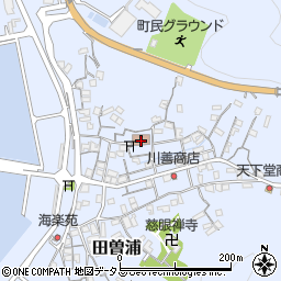 田曽浦コミュニティセンター周辺の地図