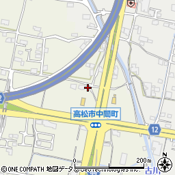 香川県高松市中間町471周辺の地図
