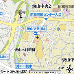 キャンドゥ福屋焼山店周辺の地図