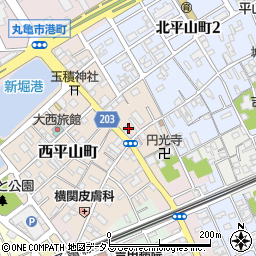 香川県丸亀市西平山町289周辺の地図