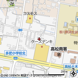 香川県高松市多肥上町1223周辺の地図