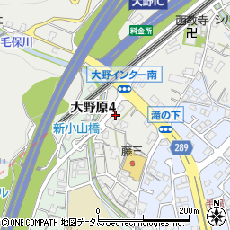 広島県廿日市市大野小山周辺の地図