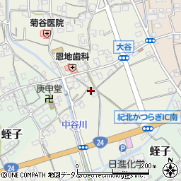 和歌山県伊都郡かつらぎ町大谷62周辺の地図