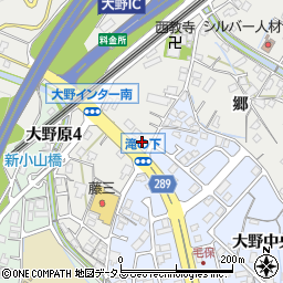 広島県廿日市市大野滝ノ下4408周辺の地図