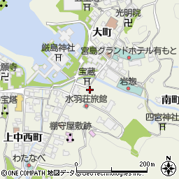広島県廿日市市宮島町299周辺の地図