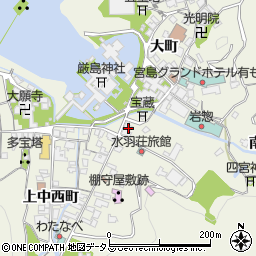 広島県廿日市市宮島町300周辺の地図