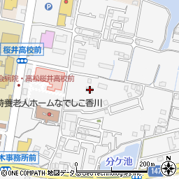 香川県高松市多肥上町1345周辺の地図