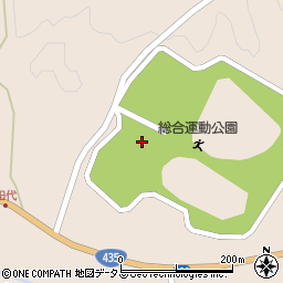 下関市　豊北総合運動公園・管理棟周辺の地図