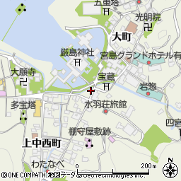 広島県廿日市市宮島町301周辺の地図