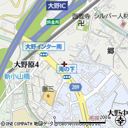 広島県廿日市市大野滝ノ下4407周辺の地図
