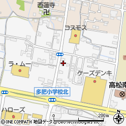 香川県高松市多肥上町1190周辺の地図