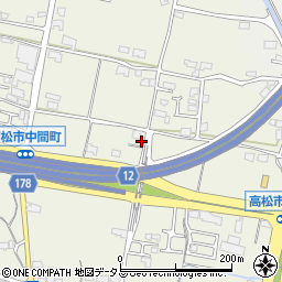 香川県高松市中間町531周辺の地図