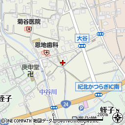和歌山県伊都郡かつらぎ町大谷74周辺の地図