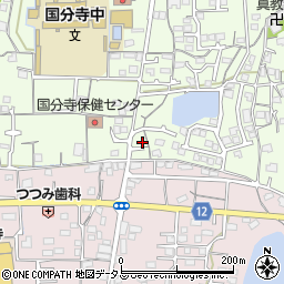 香川県高松市国分寺町新居1184周辺の地図