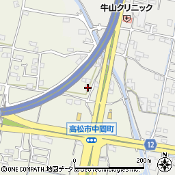 香川県高松市中間町496-5周辺の地図