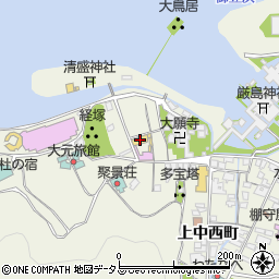 広島県廿日市市宮島町57周辺の地図