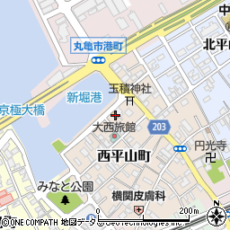 香川県丸亀市西平山町252周辺の地図