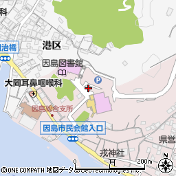 広島県尾道市因島土生町周辺の地図