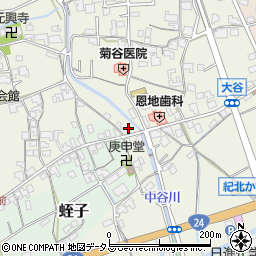 和歌山県伊都郡かつらぎ町大谷1152周辺の地図