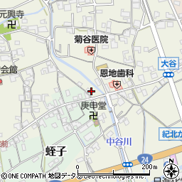 和歌山県伊都郡かつらぎ町大谷1150周辺の地図