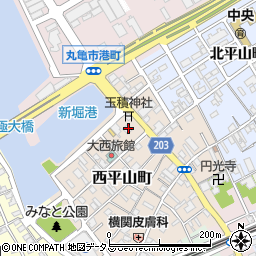 香川県丸亀市西平山町248周辺の地図