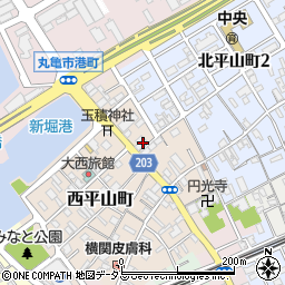 香川県丸亀市西平山町285周辺の地図