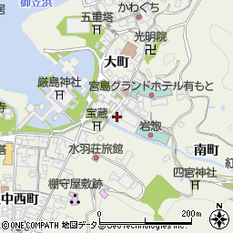 広島県廿日市市宮島町376周辺の地図