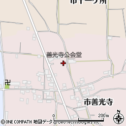 善光寺公会堂周辺の地図