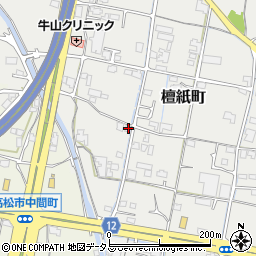香川県高松市檀紙町113-4周辺の地図