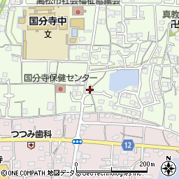 香川県高松市国分寺町新居1182周辺の地図