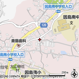 広島県尾道市因島土生町郷区1270-5周辺の地図